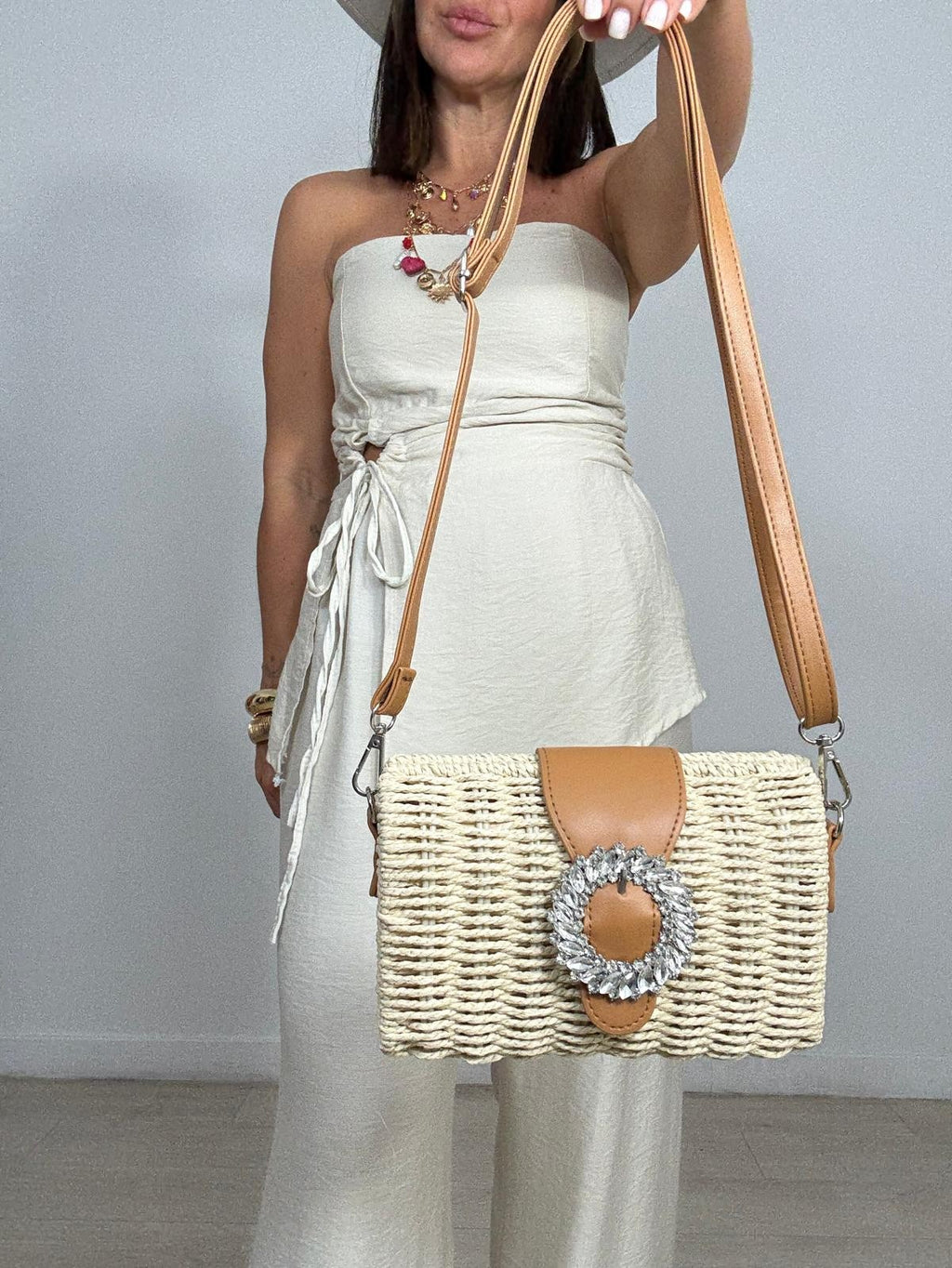BOLSO HEBILLA DIAMOND RECTANGULAR