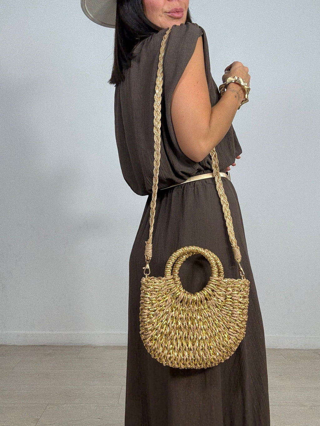 BOLSO CESTA GOLDEN
