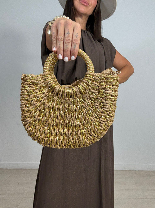 BOLSO CESTA GOLDEN