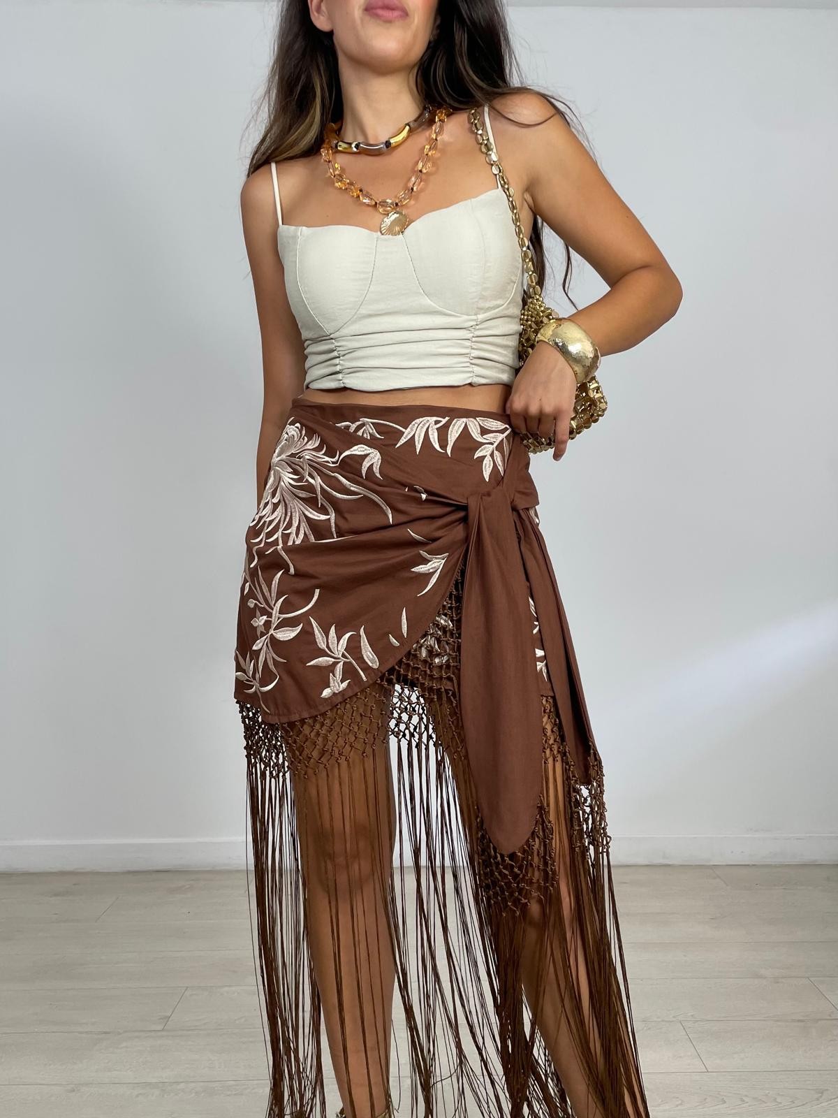FALDA FLECOS ORIENT