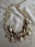 COLLAR ESLABONES SEA BOLITAS