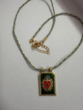 COLLAR GREEN HEART