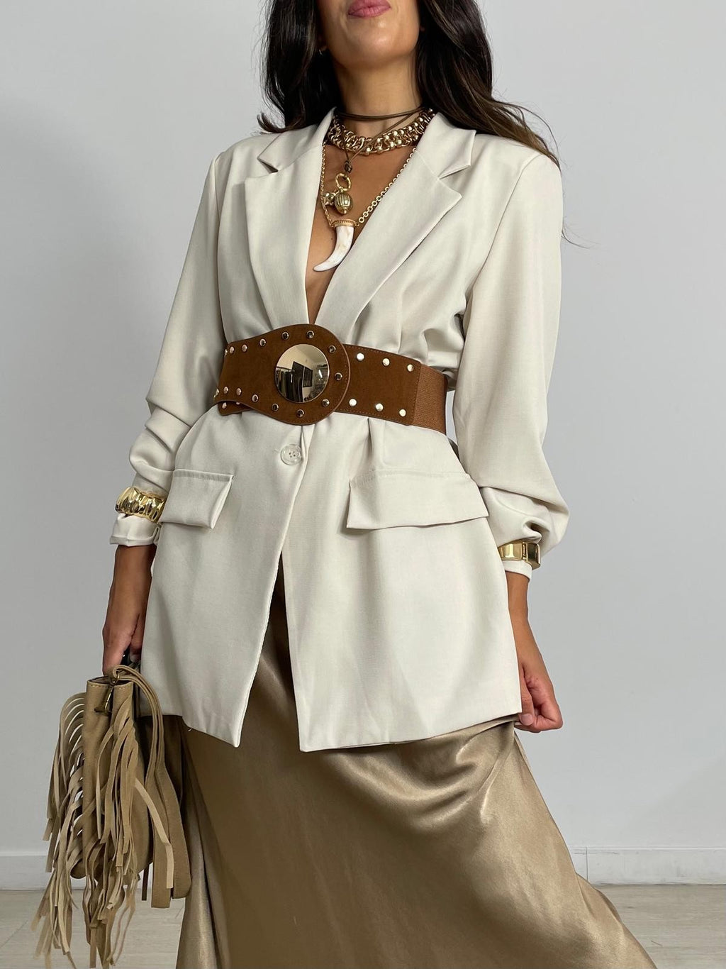 MAXI BLAZER UN BOTÓN