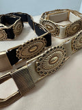 CINTURÓN ELÁSTICO HEBILLAS DORADAS