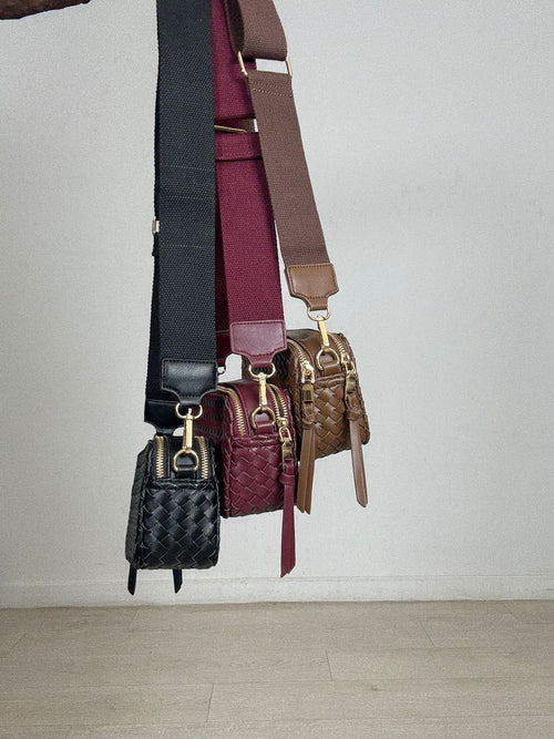 BOLSO EFECTO TRENZADO BANDOLERA