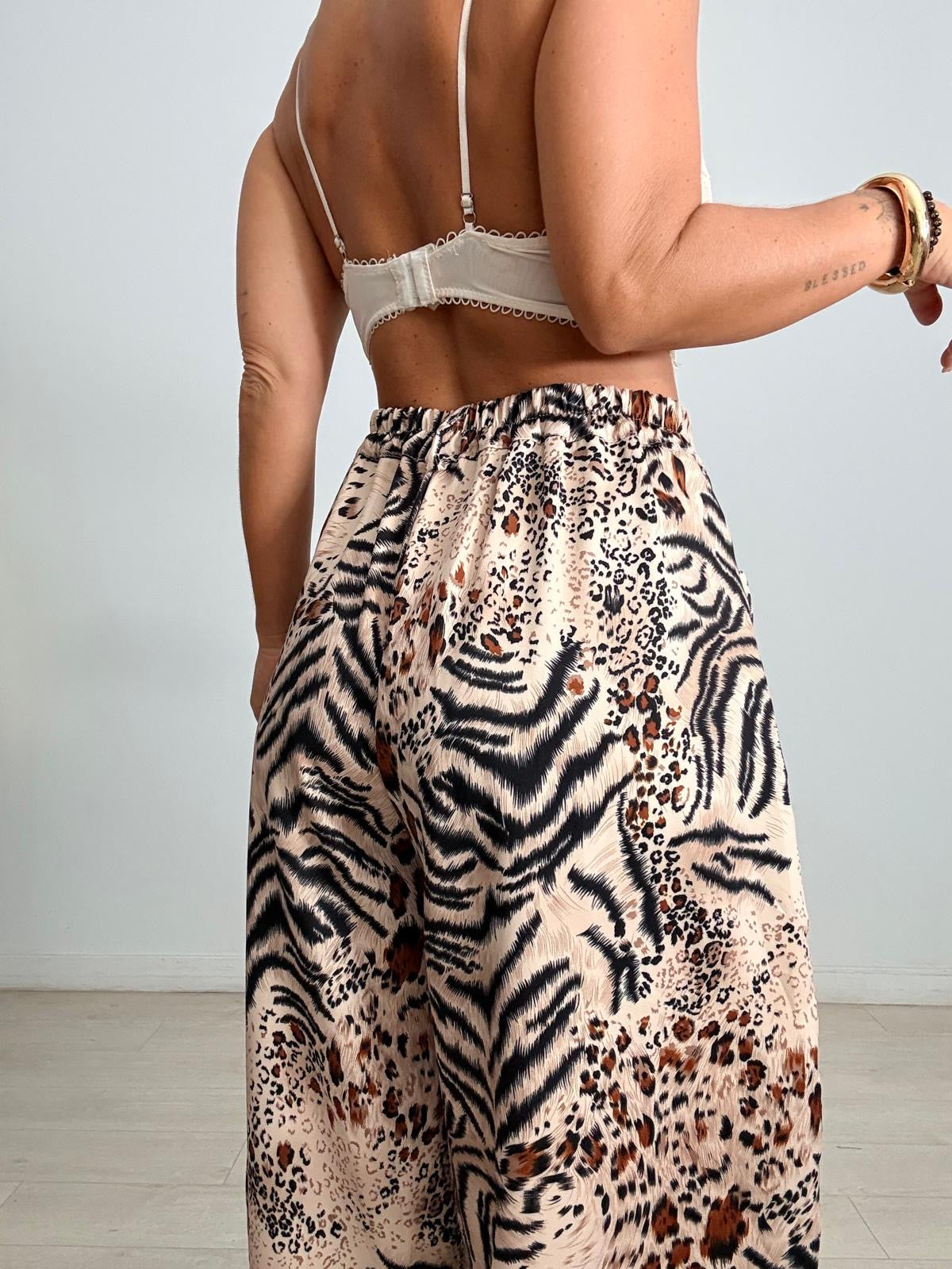 PANTALÓN BALLOON ANIMAL PRINT