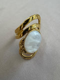 ANILLO PIEDRA GRANDE BLANCA
