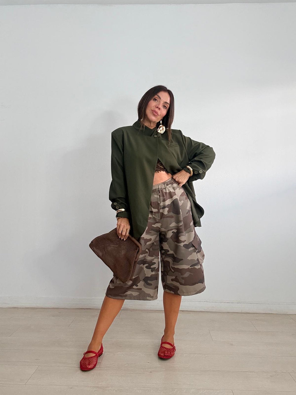 PANTALÓN MILITAR + BOLSILLOS LATERALES