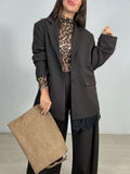 MAXI BLAZER BAJO ENCAJE