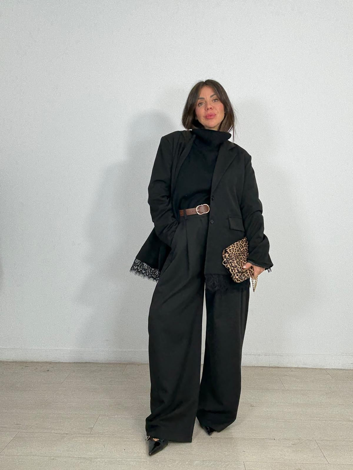 MAXI BLAZER BAJO ENCAJE