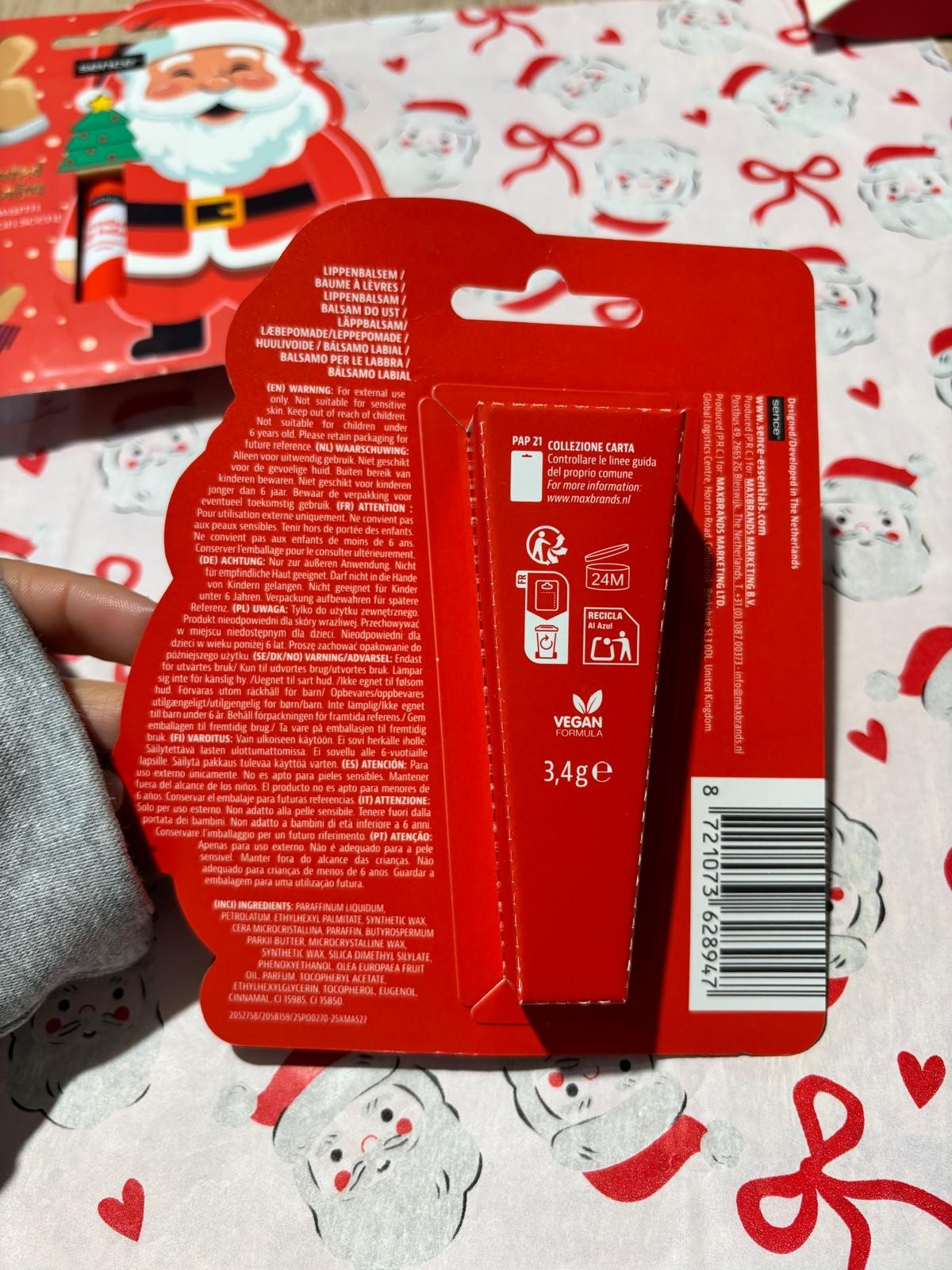 LIPS BALM PAPÁ NOEL VEGANO