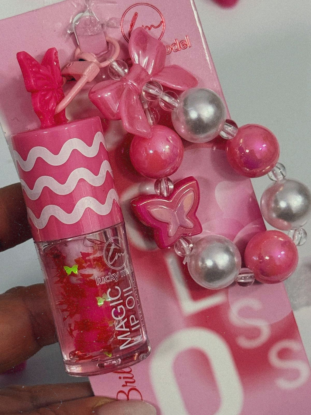 LIP OIL LLAVERO MARIPOSAS