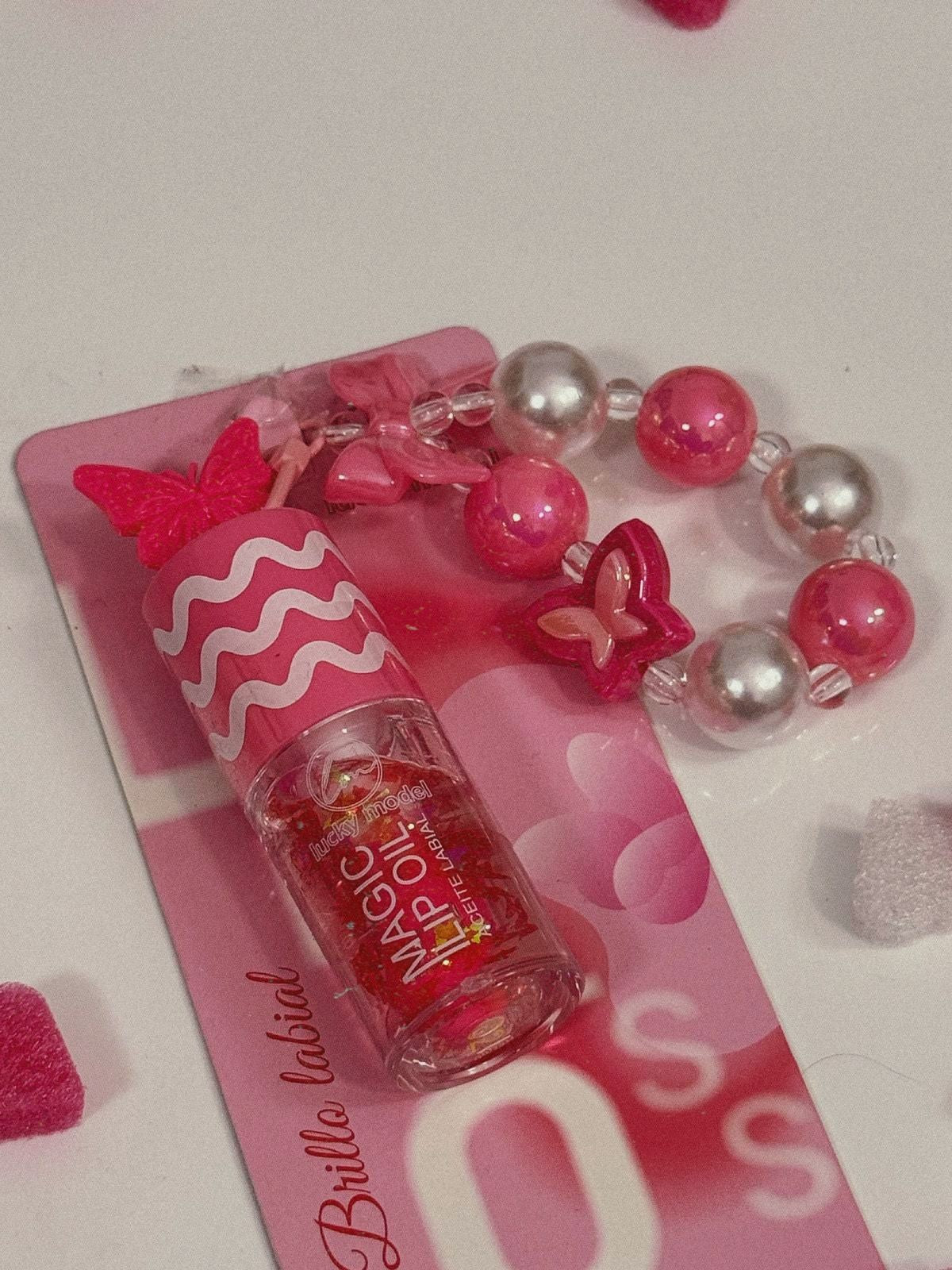 LIP OIL LLAVERO MARIPOSAS