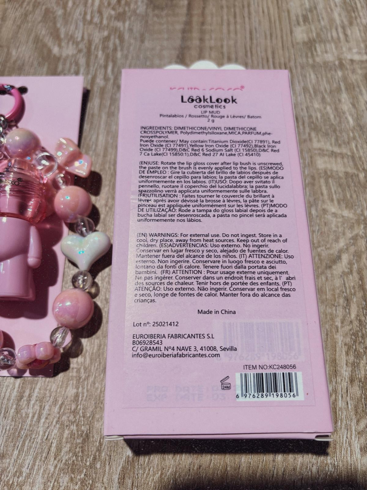 LLAVERO PINTALABIOS GLITTER
