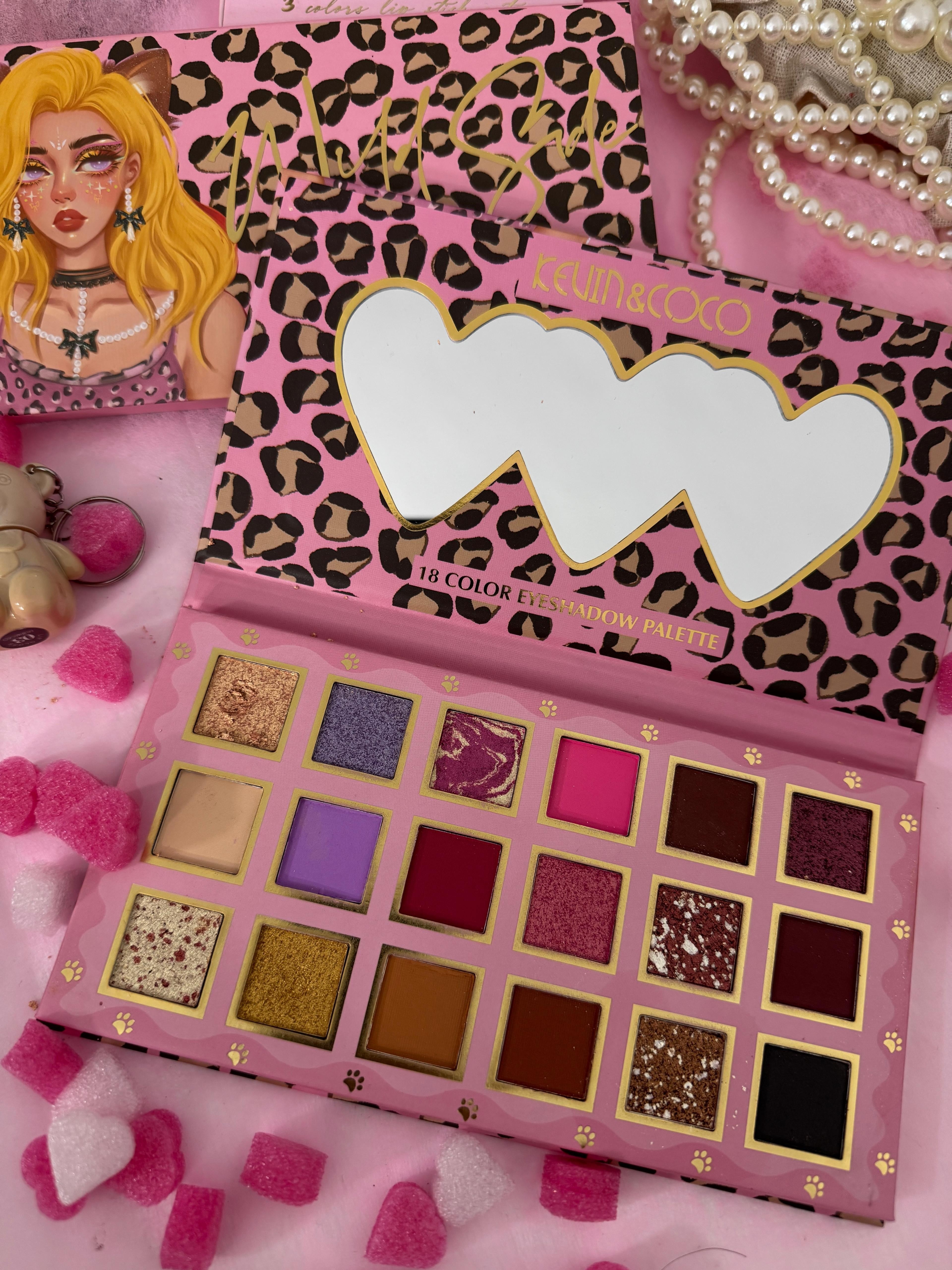 PALETA SOMBRAS WILD 18 COLORES