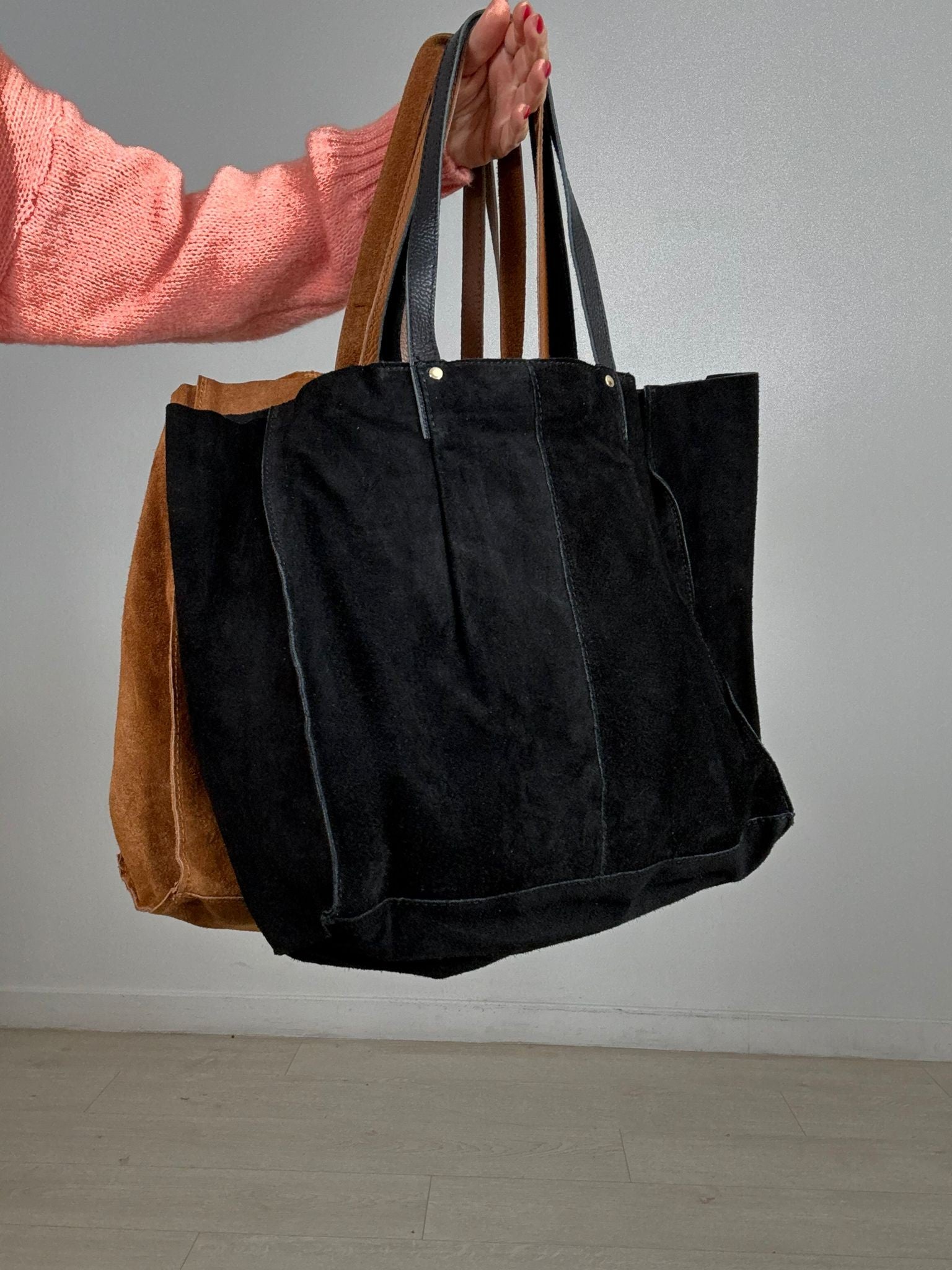 BOLSO PIEL CUADRADO GRANDE