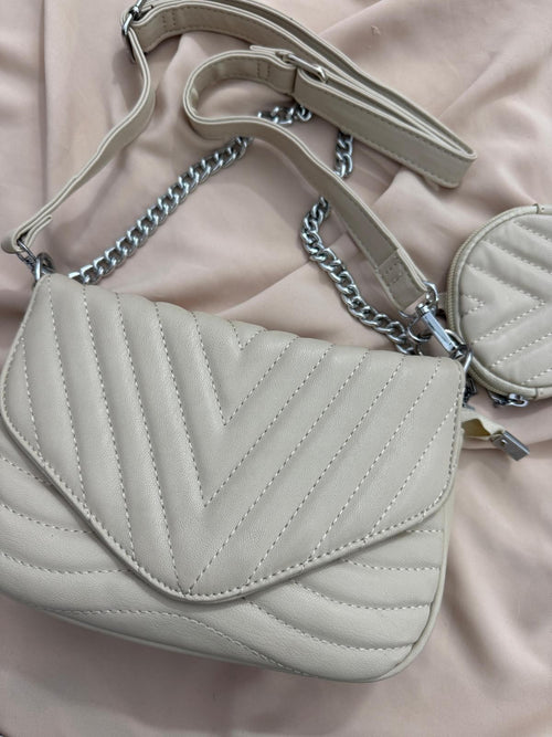 BOLSO ACOLCHADO+MONEDERITO REDONDO