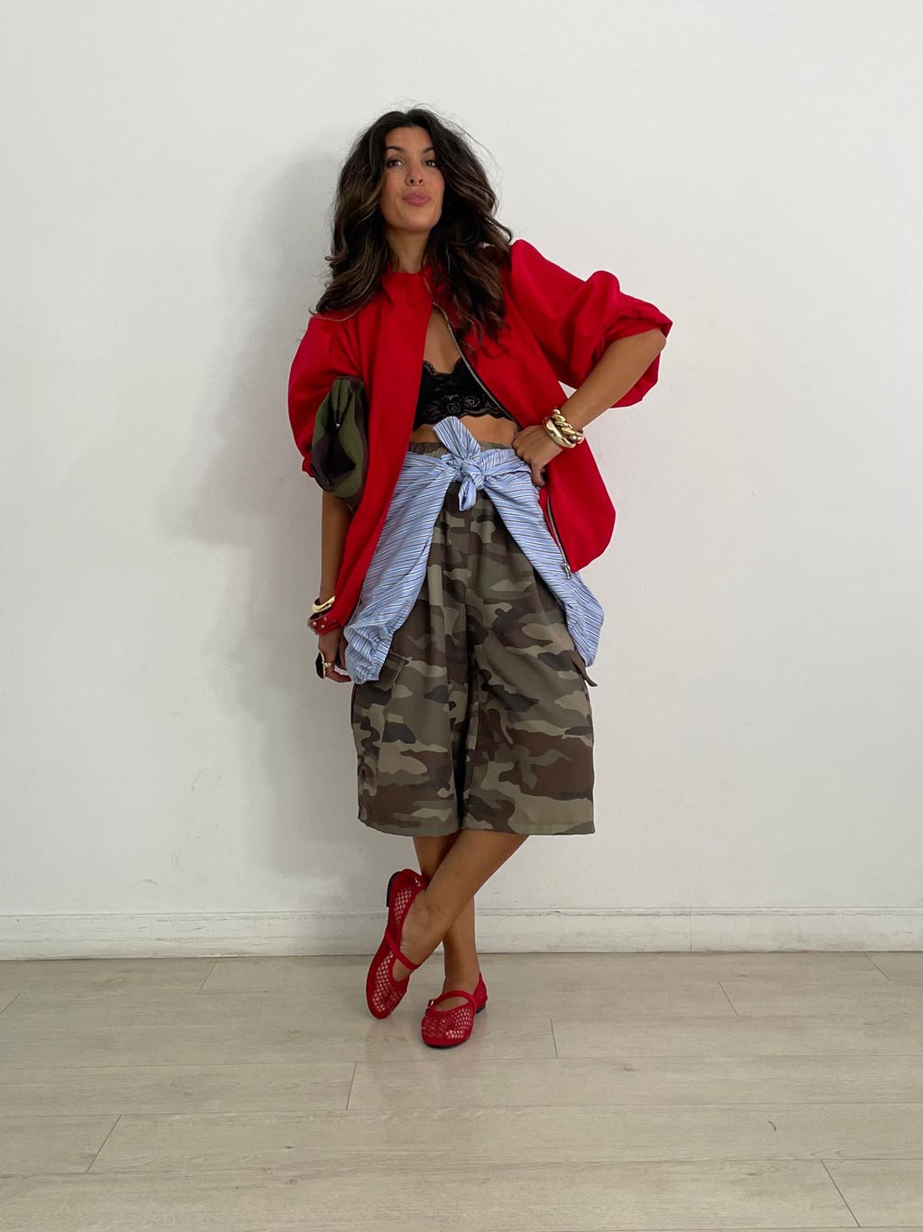 PANTALÓN MILITAR + BOLSILLOS LATERALES