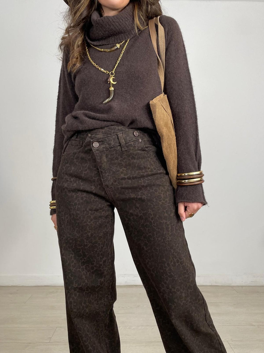 JEANS LEOPARDO CRISS CROSS