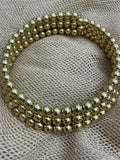 CHOKER PERLAS DORADAS