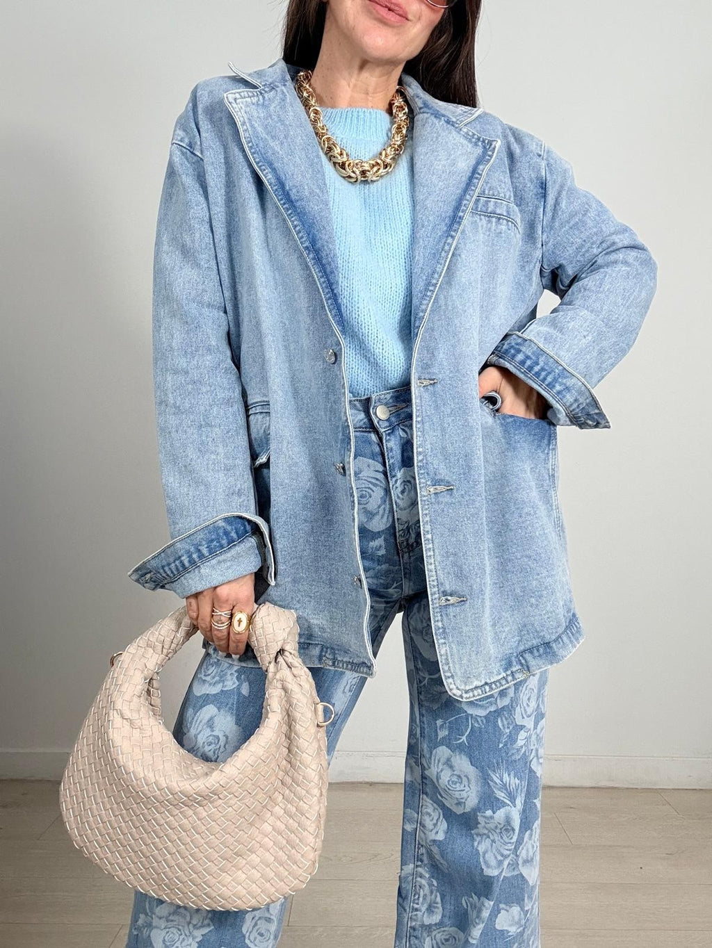 JEANS FLORES
