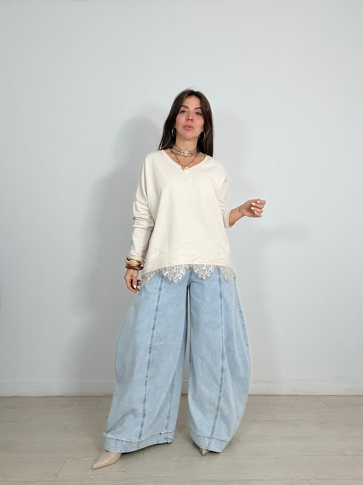 SUDADERA FINITA PUNTILLA FLORIAN