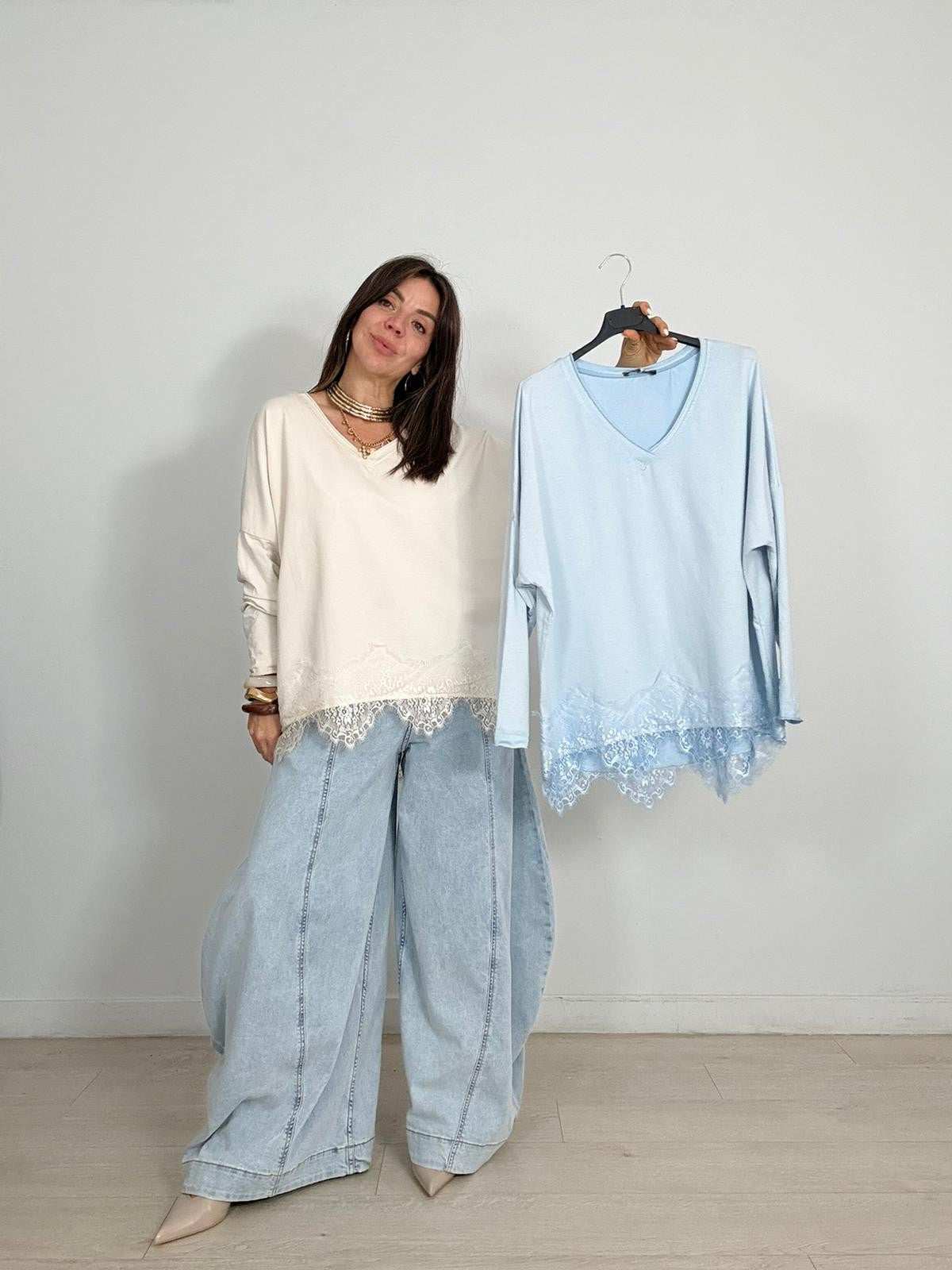 SUDADERA FINITA PUNTILLA FLORIAN