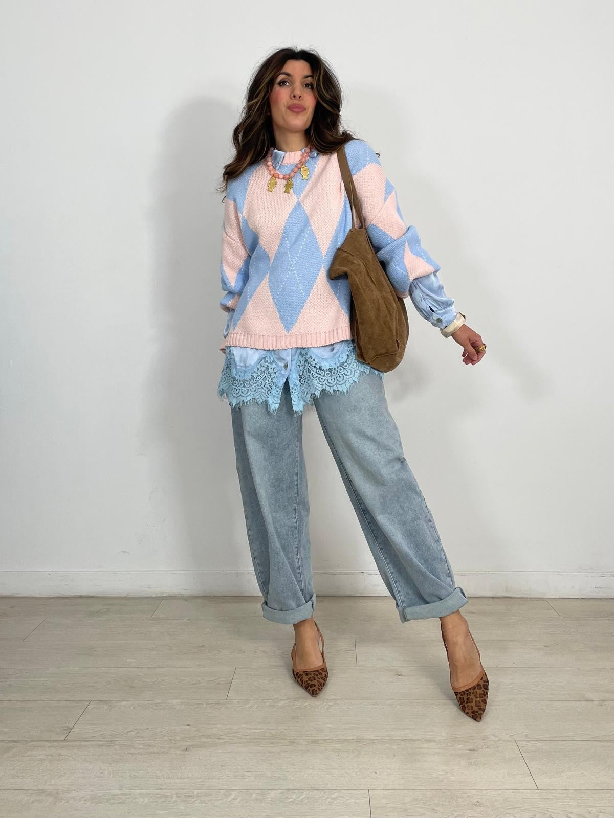 JEANS DOBLE BOLSILLO TRASERO