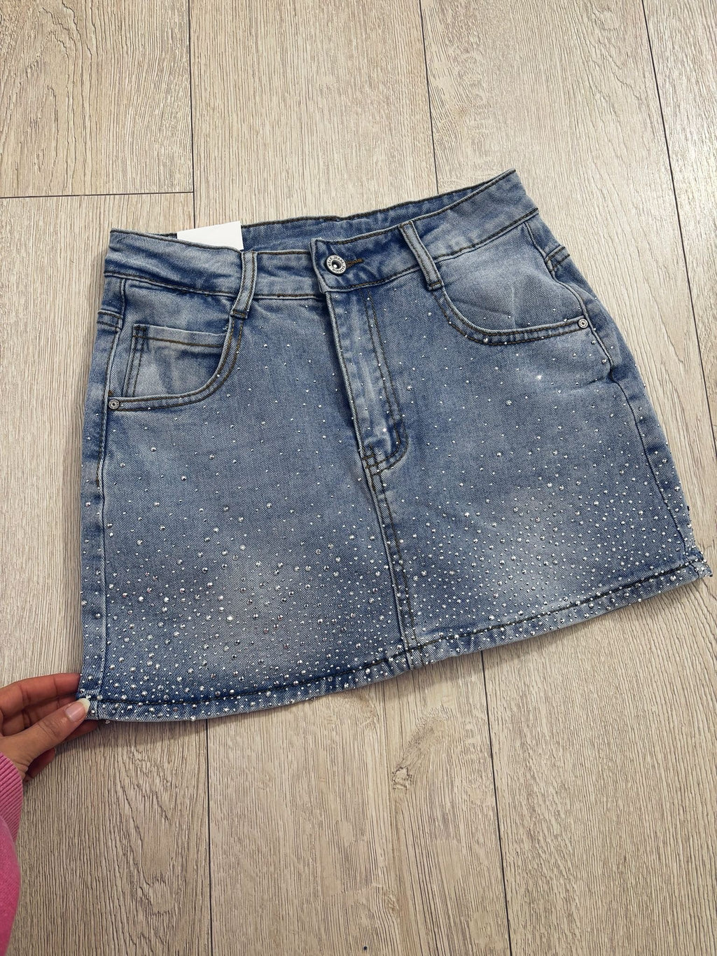 MINI FALDA VAQUERA STRASS