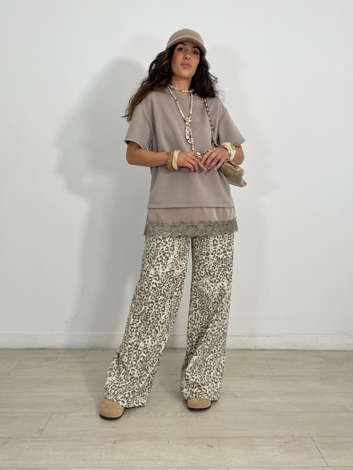 JEANS ANCHOS LEOPARDO