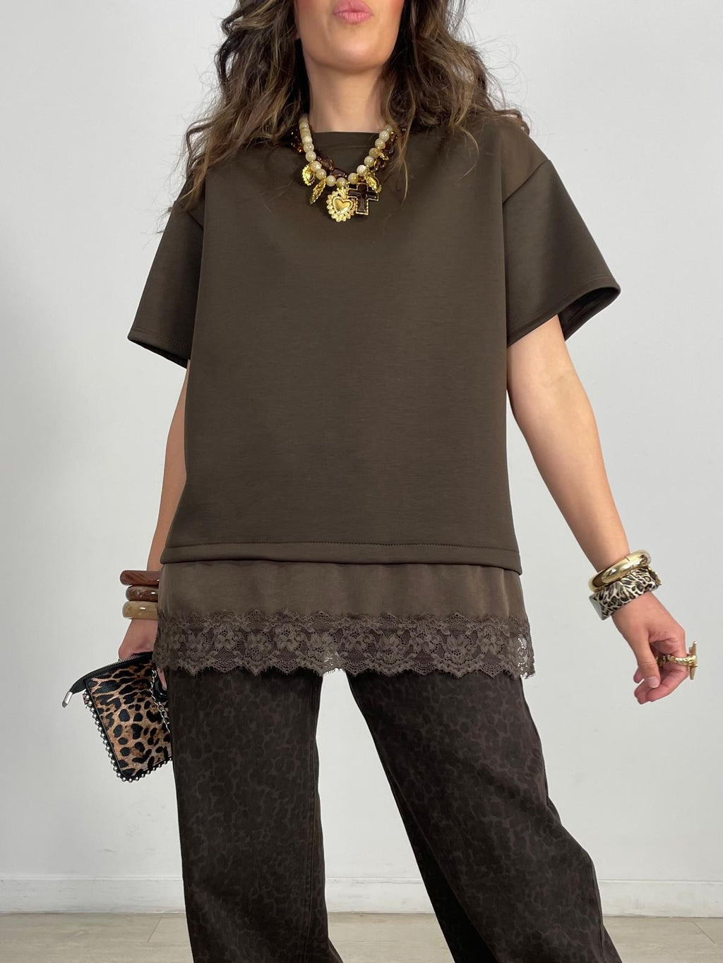 JEANS LEOPARDO CRISS CROSS