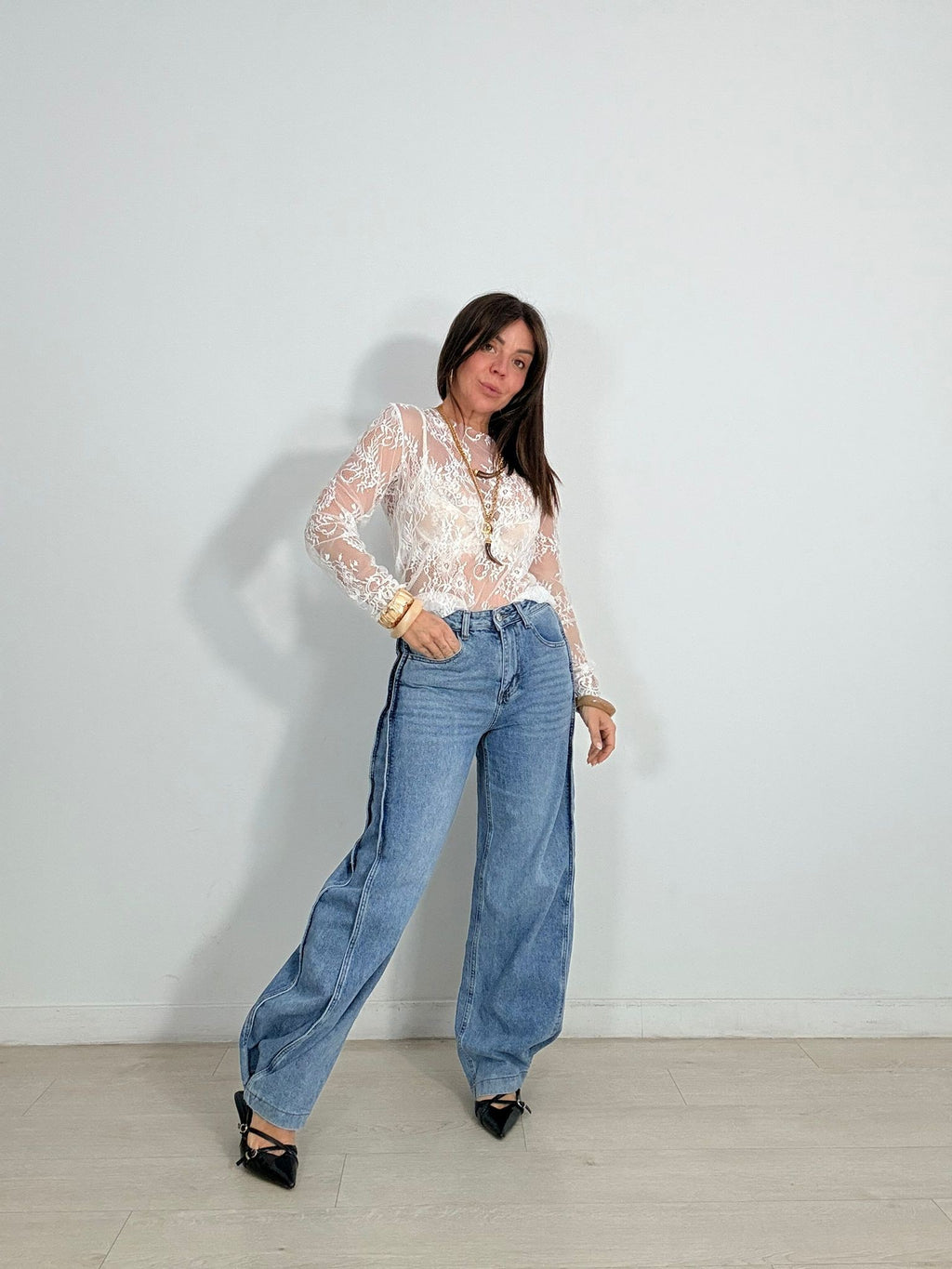 JEANS BAJO AJUSTABLE