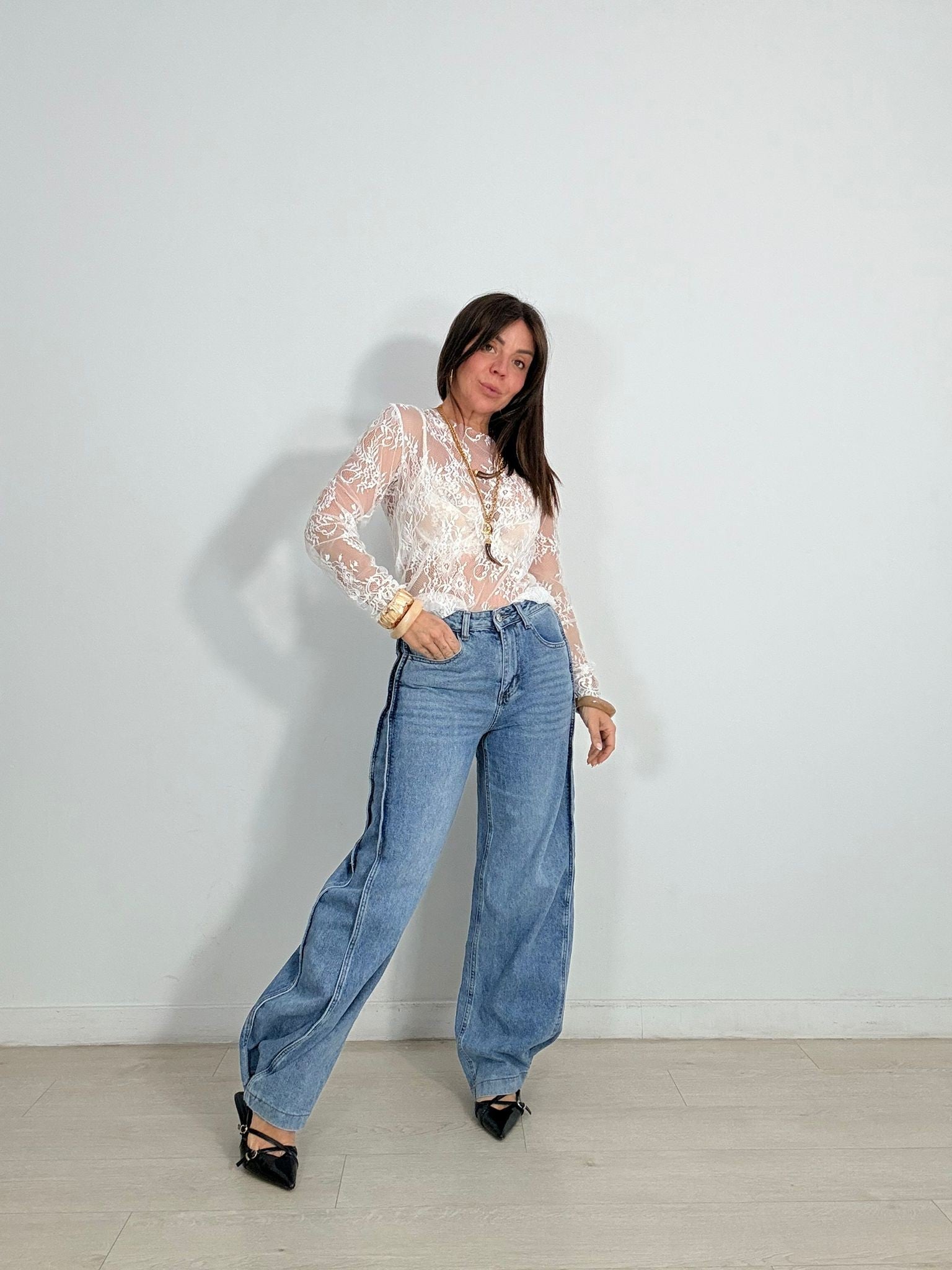 JEANS BAJO AJUSTABLE
