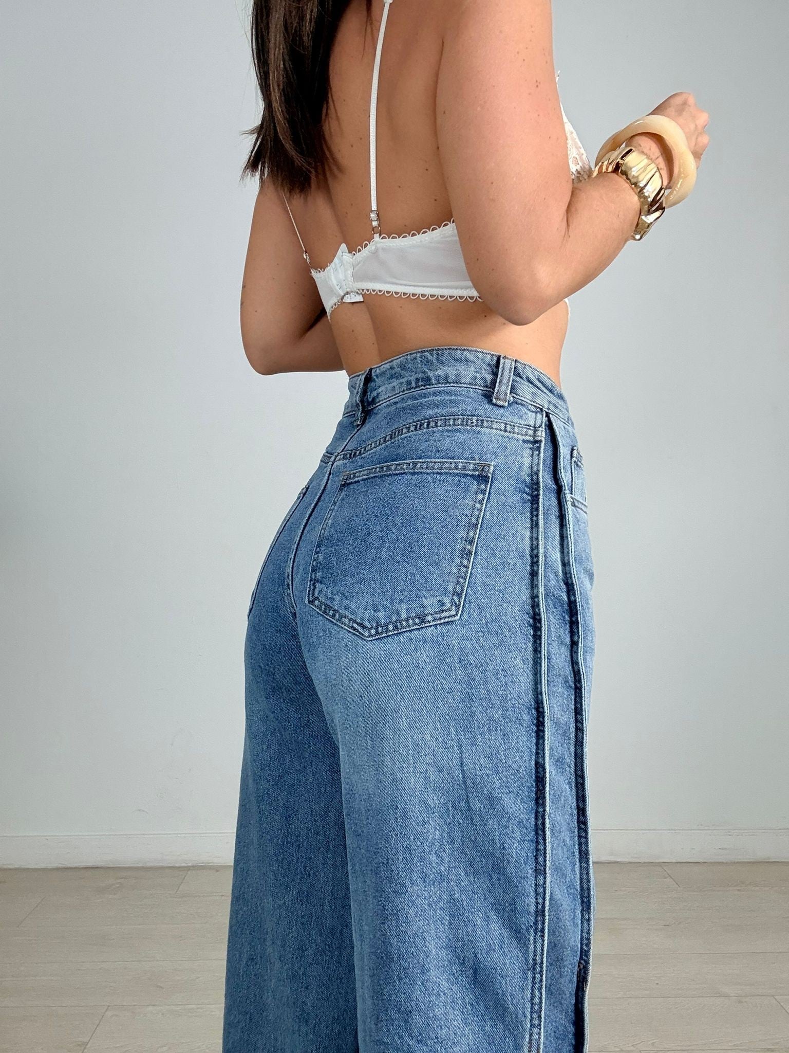 JEANS BAJO AJUSTABLE