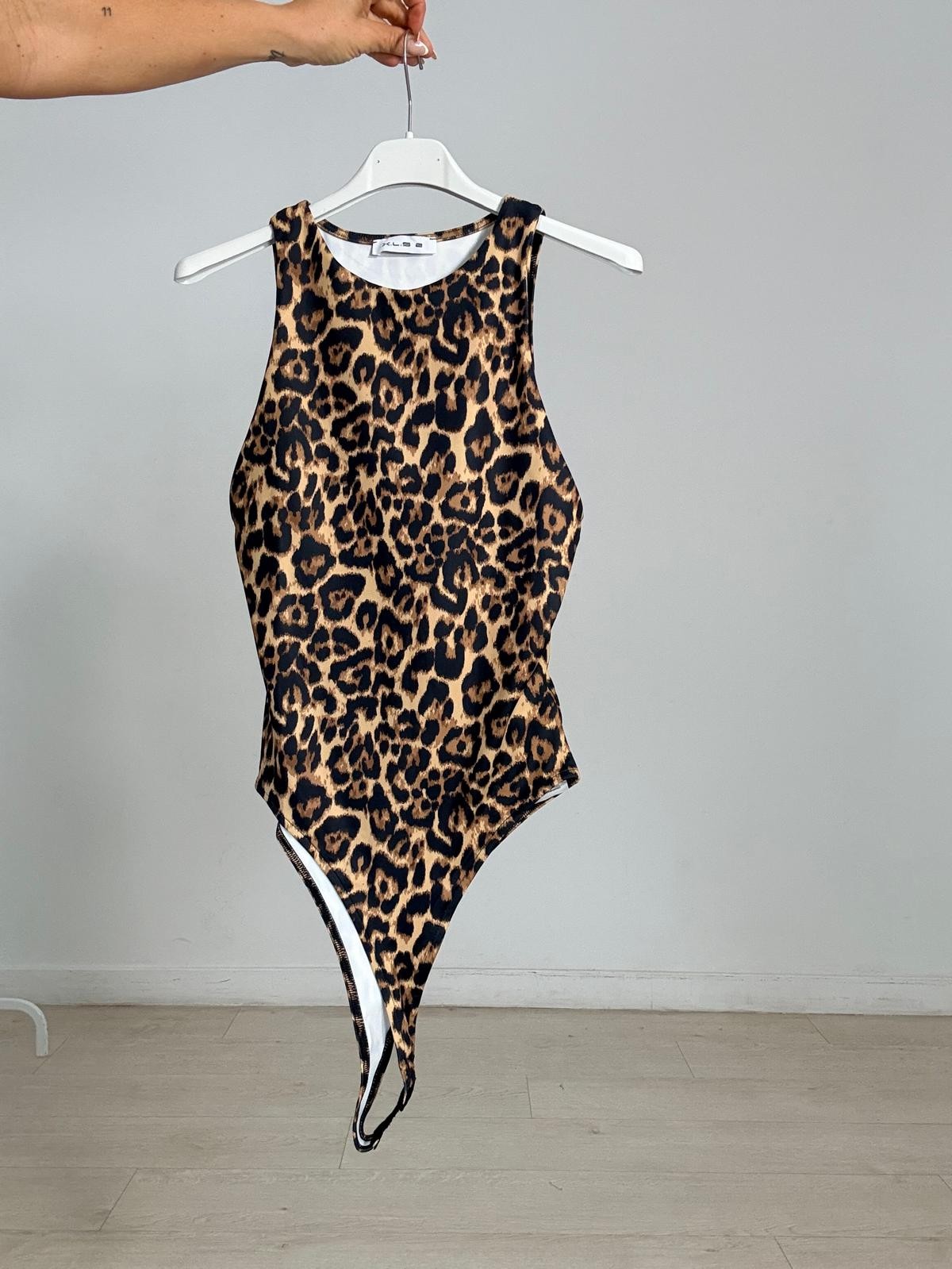 BODY LICRA LEOPARDO