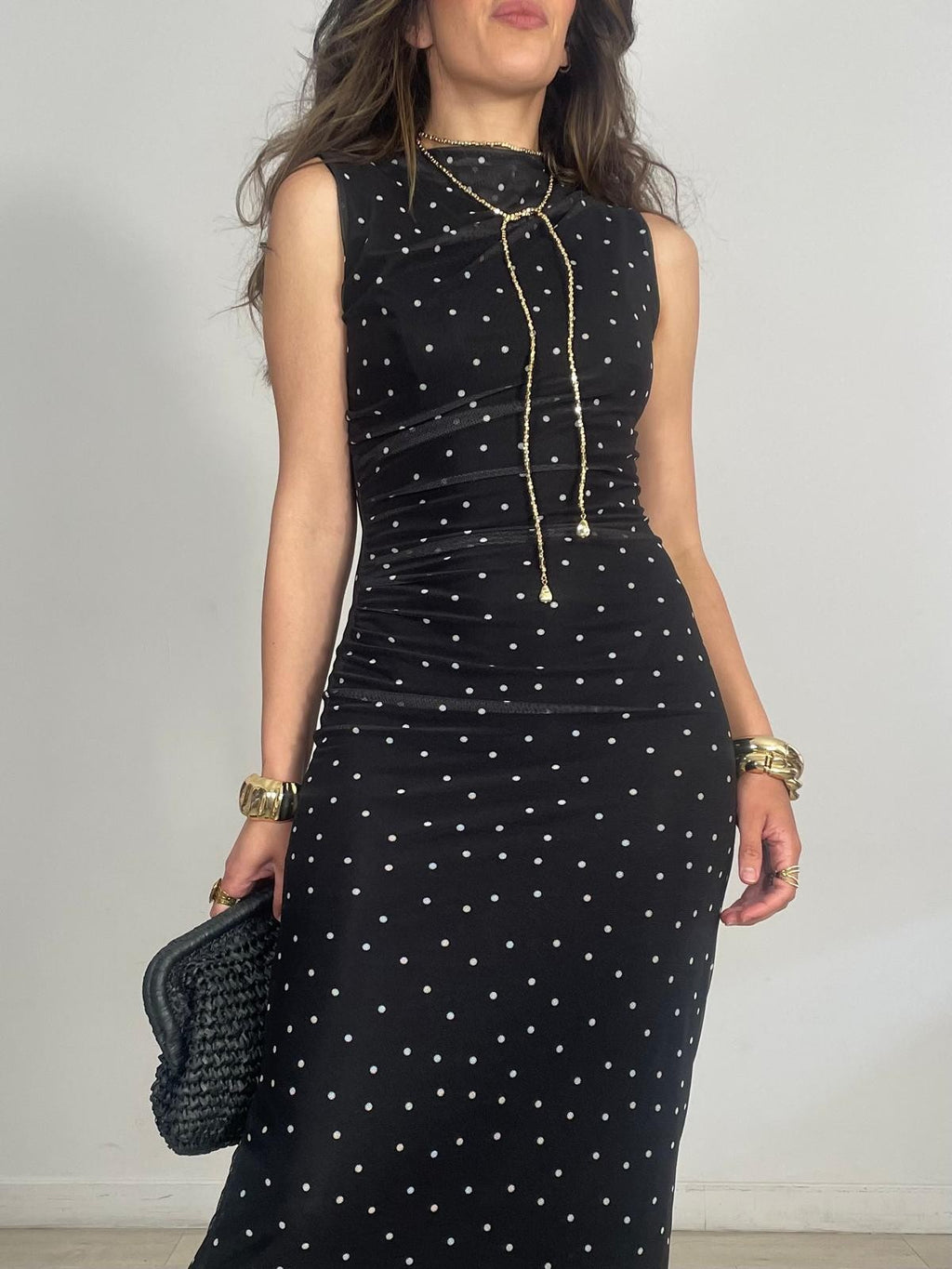 VESTIDO TULL LUNARITOS