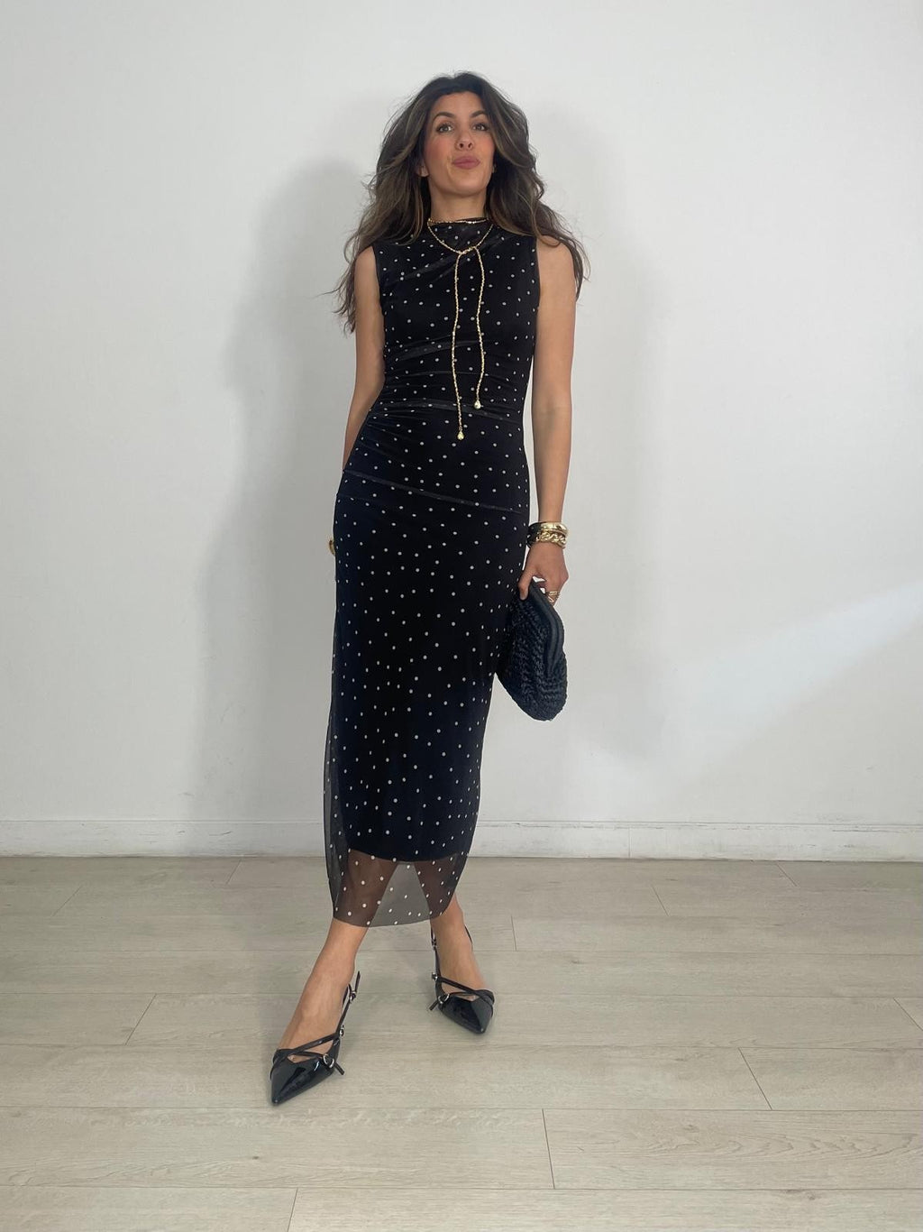 VESTIDO TULL LUNARITOS