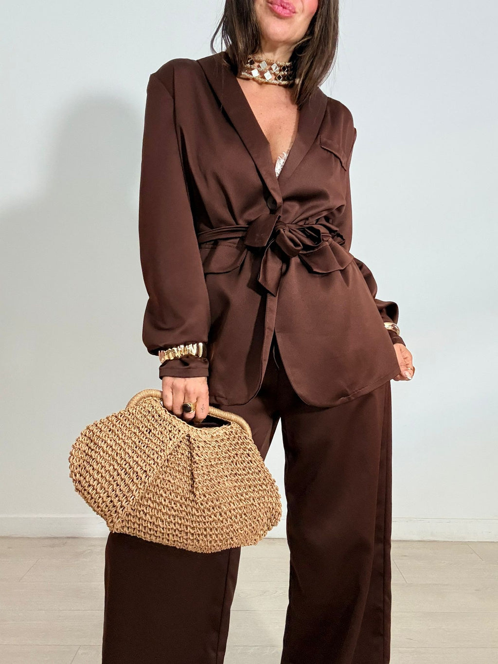 CONJUNTO 2 PIEZAS SATEN