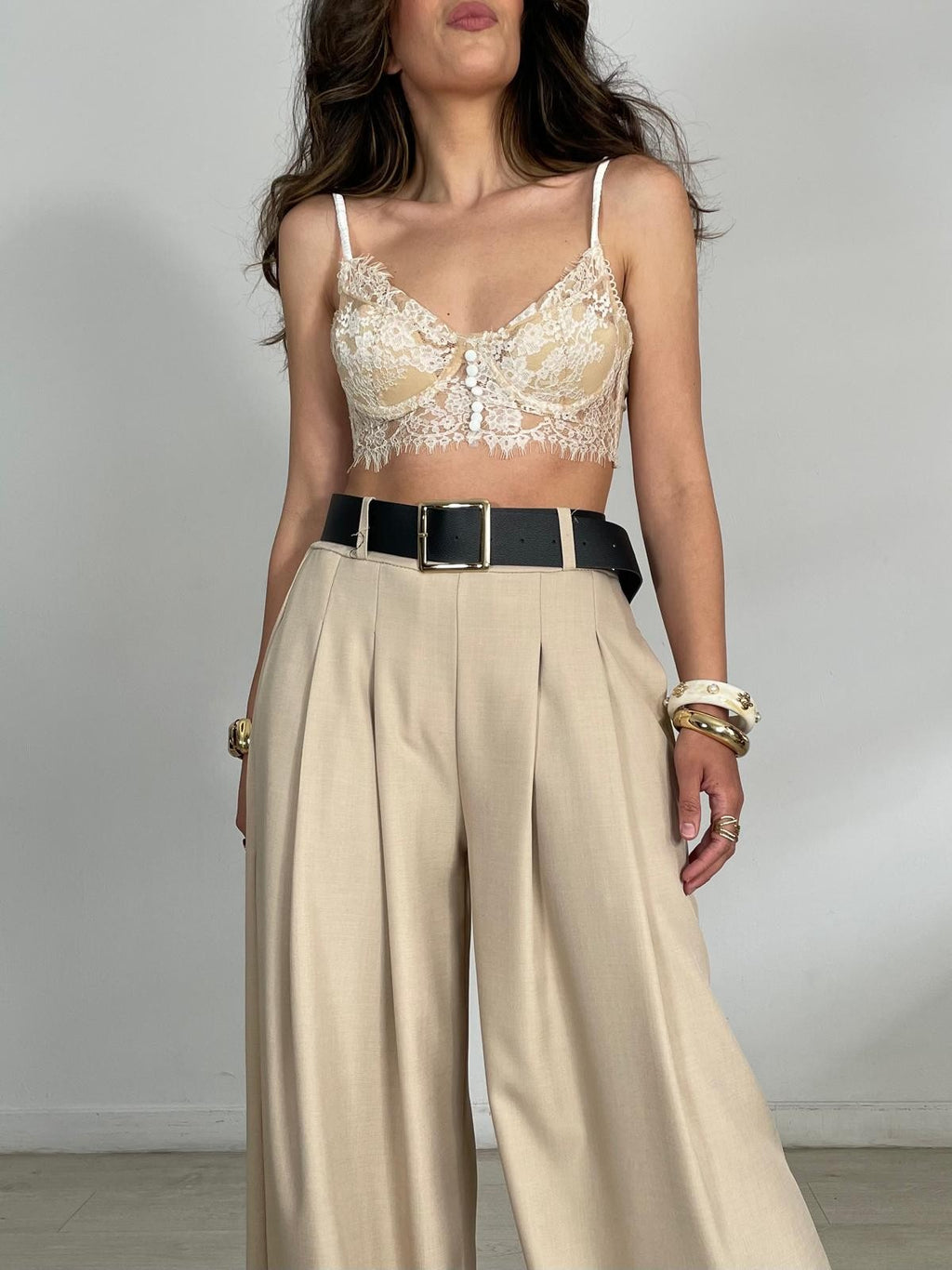 PANTALON ANCHO + CINTURON