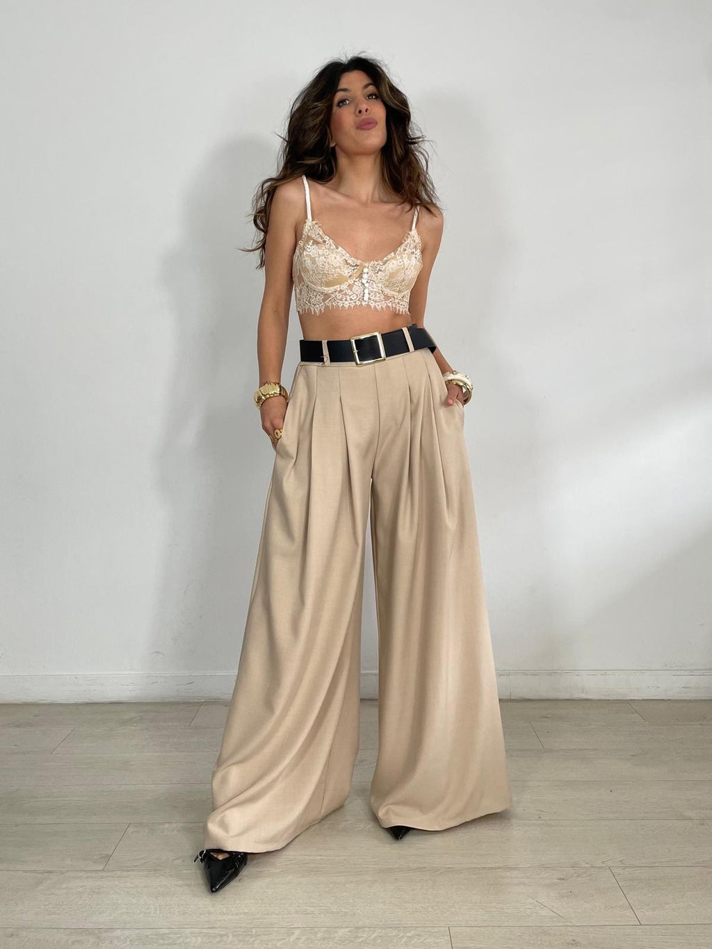 PANTALON ANCHO + CINTURON