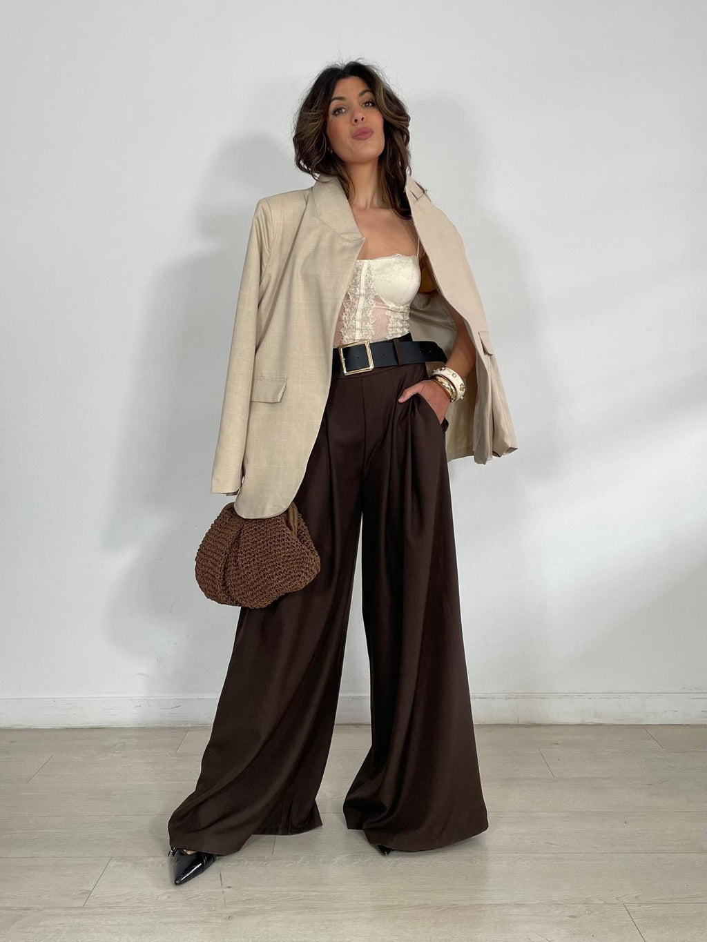 PANTALON ANCHO + CINTURON