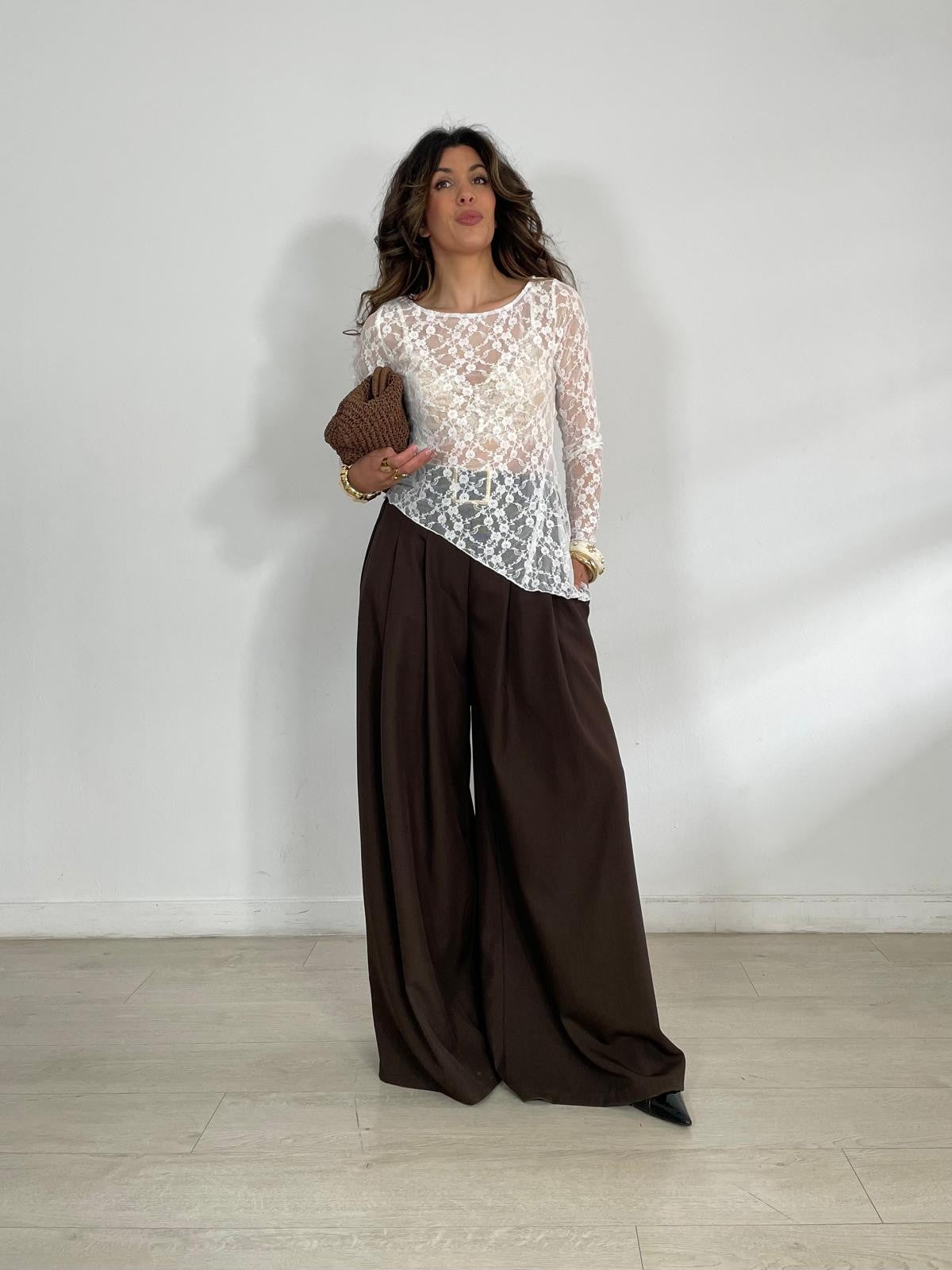 PANTALON ANCHO + CINTURON
