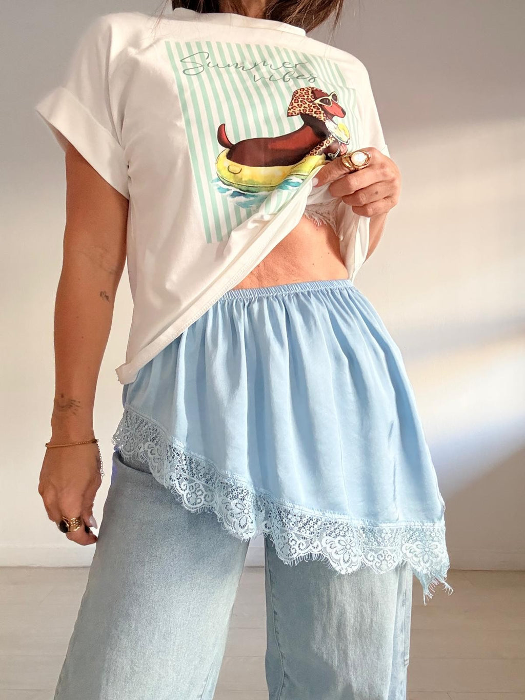 BAJO CAMISA SATINADO