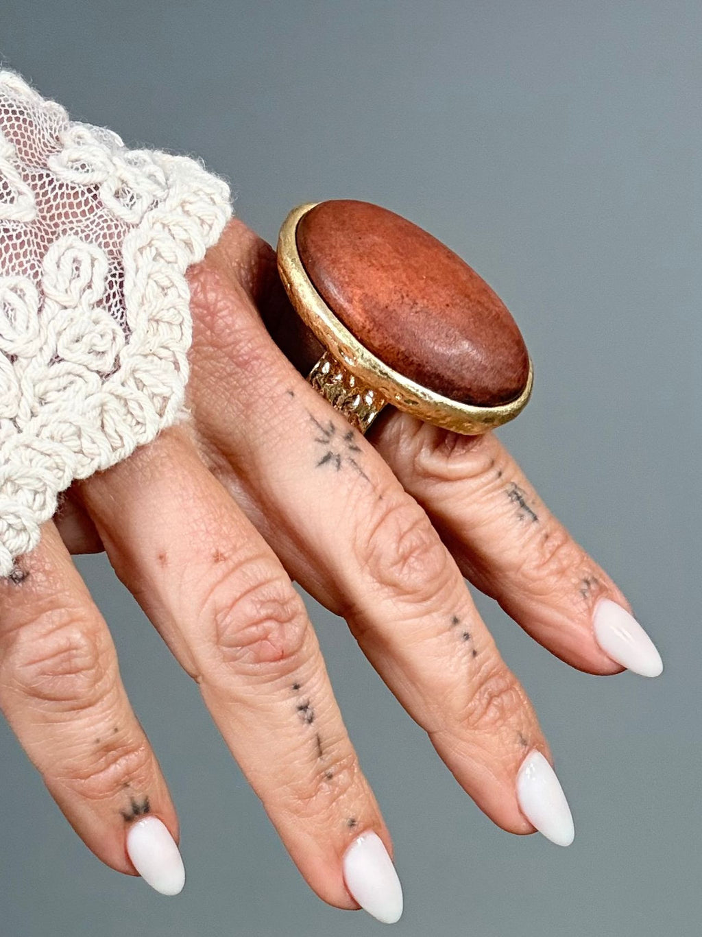 ANILLO MADERA GOLDEN