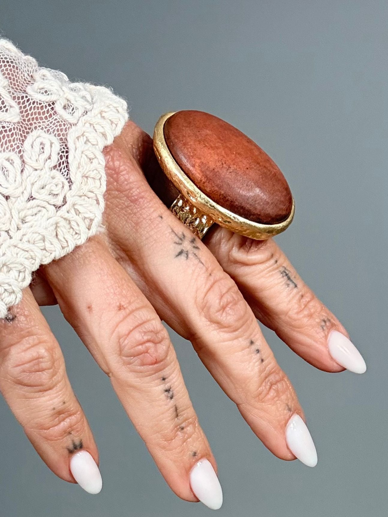 ANILLO MADERA GOLDEN