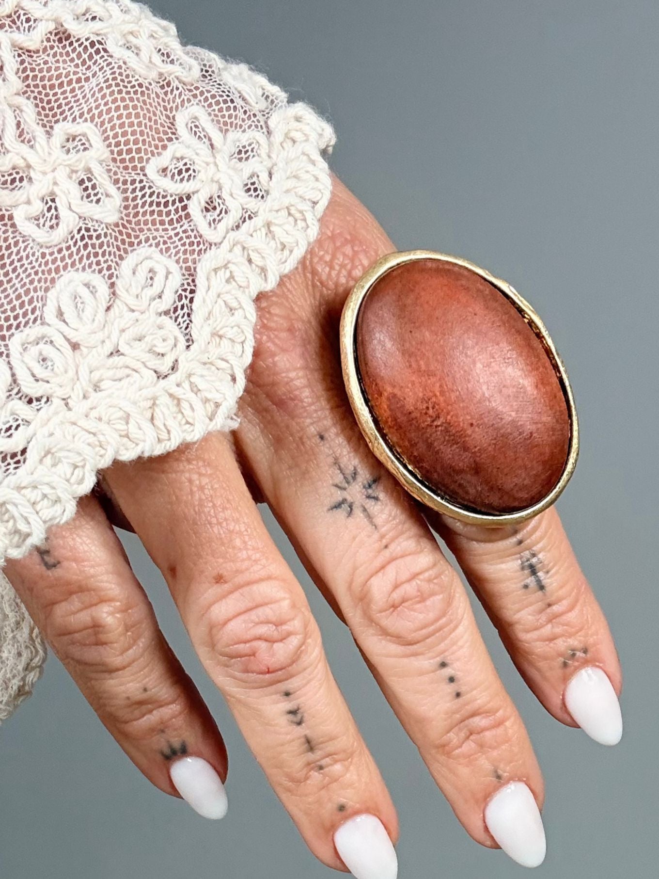 ANILLO MADERA GOLDEN