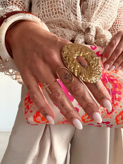 ANILLO GOLDEN OVAL