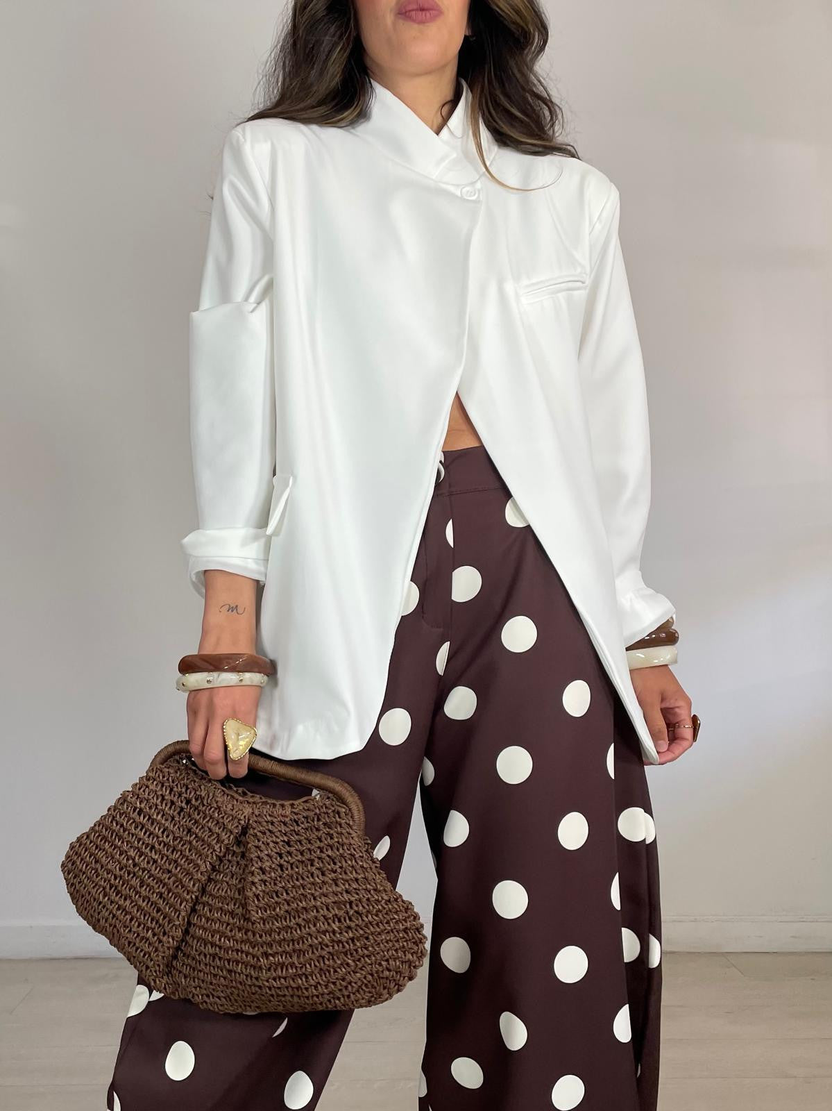 CHAQUETA BOTÓN LATERAL