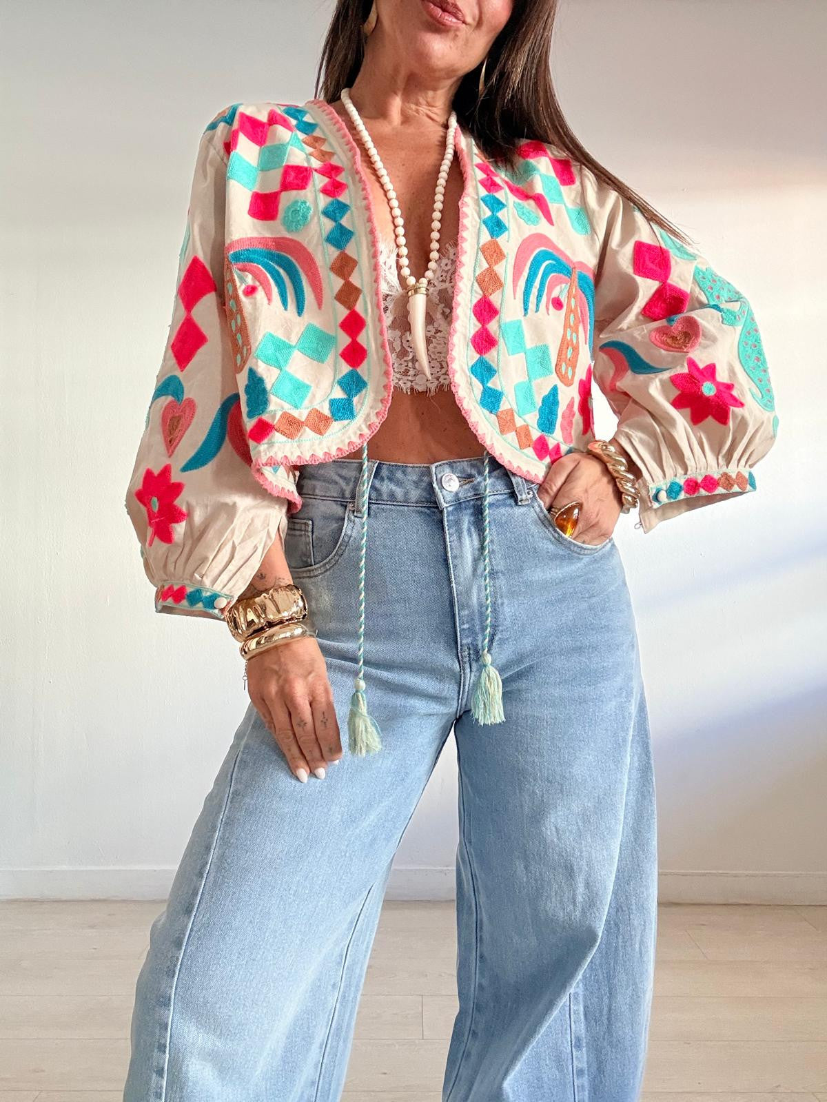 JEANS BALLOON VAQUERO CLARO