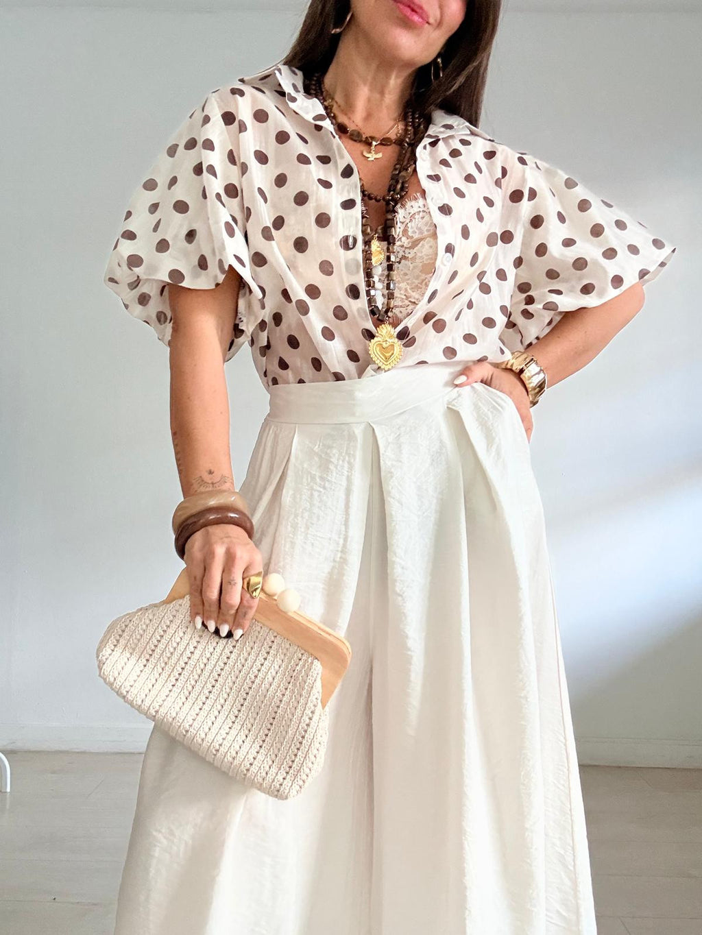 MAXI PANTALÓN FLUIDO BOLSILLOS